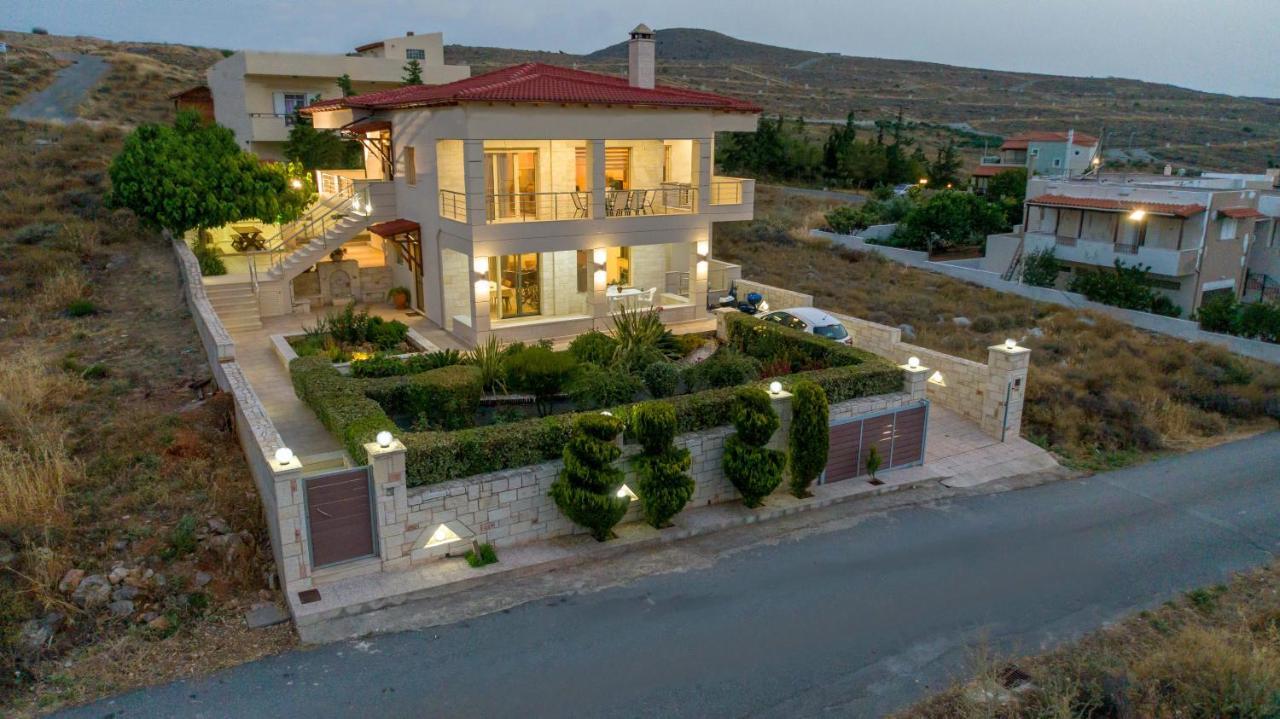 Апартаменты Azur Horizon Oceanview House Kokkini Hani Экстерьер фото